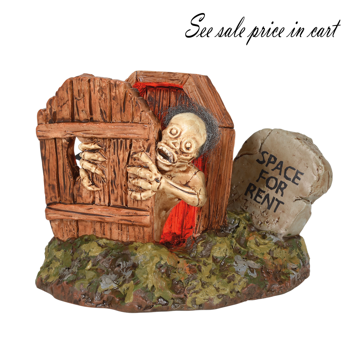 Halloween Village Accessories Lit Haunted Exit 6005560