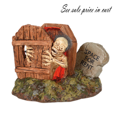 Halloween Village Accessories Lit Haunted Exit 6005560