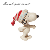 Jim Shore Snoopy with Red & White Cap Mini Figurine 6008960