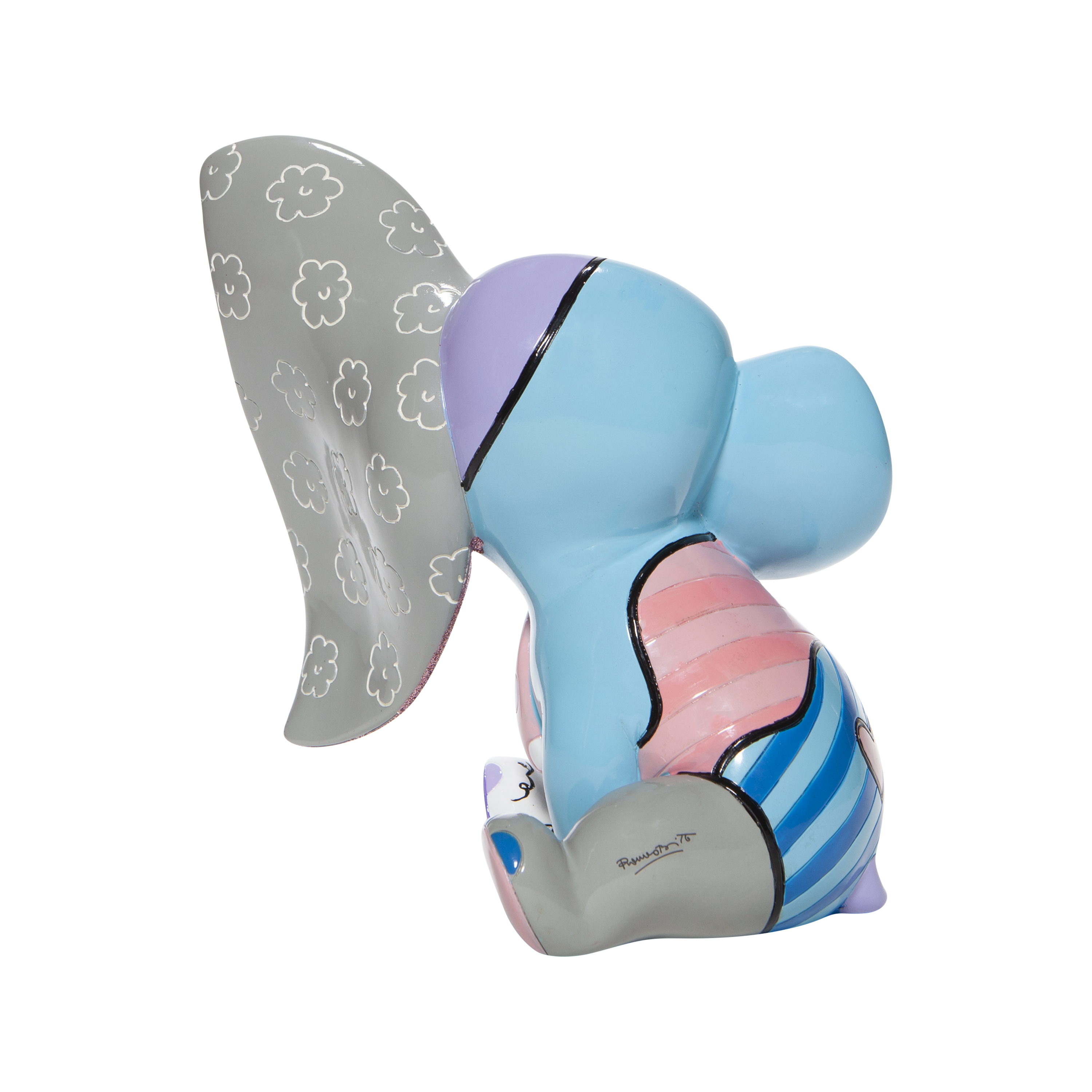 Britto Baby Dumbo Sitting Pose Glitter Figurine 6007096