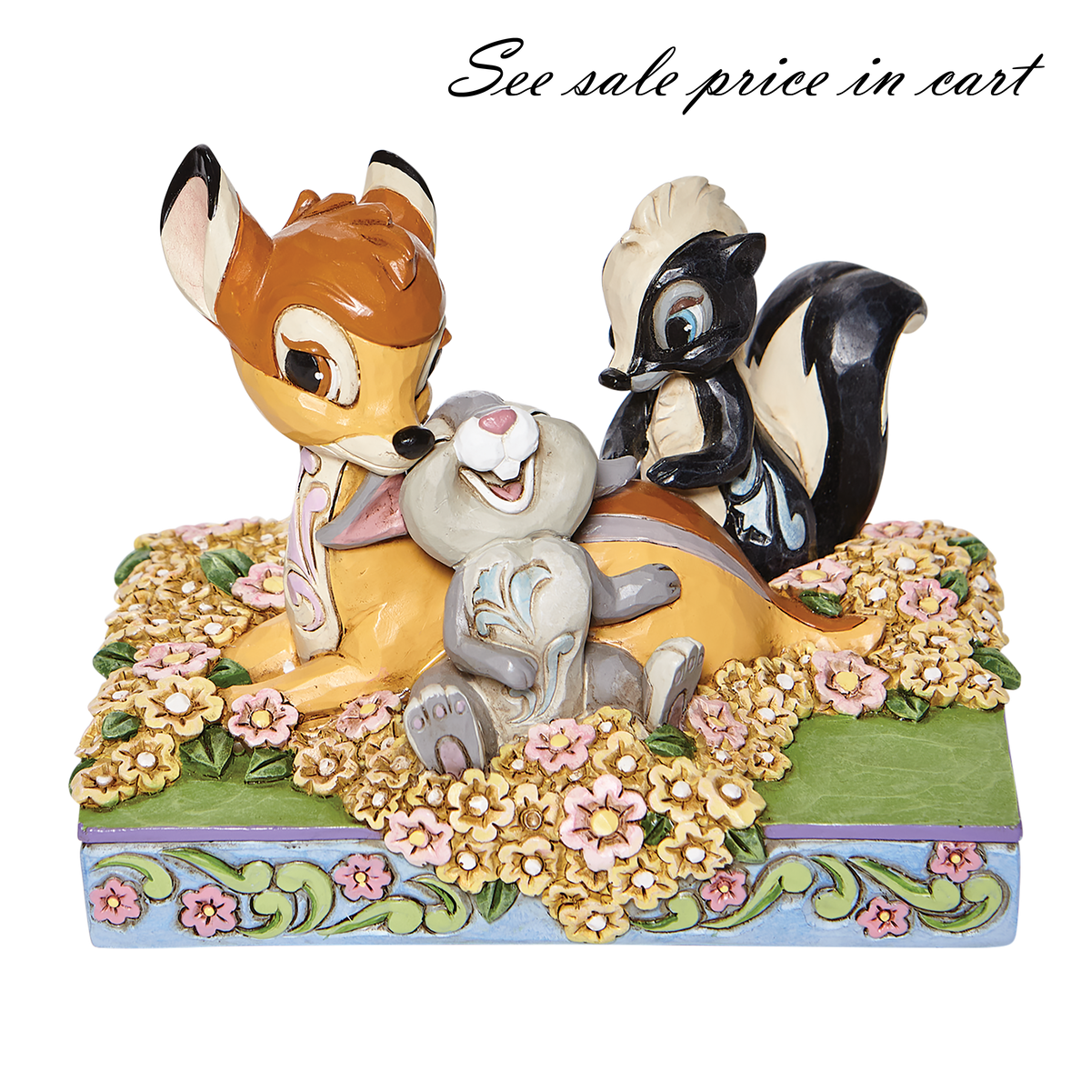 Disney Traditions Bambi and Friends in Flowers 6008318