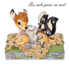 Disney Traditions Bambi and Friends in Flowers 6008318