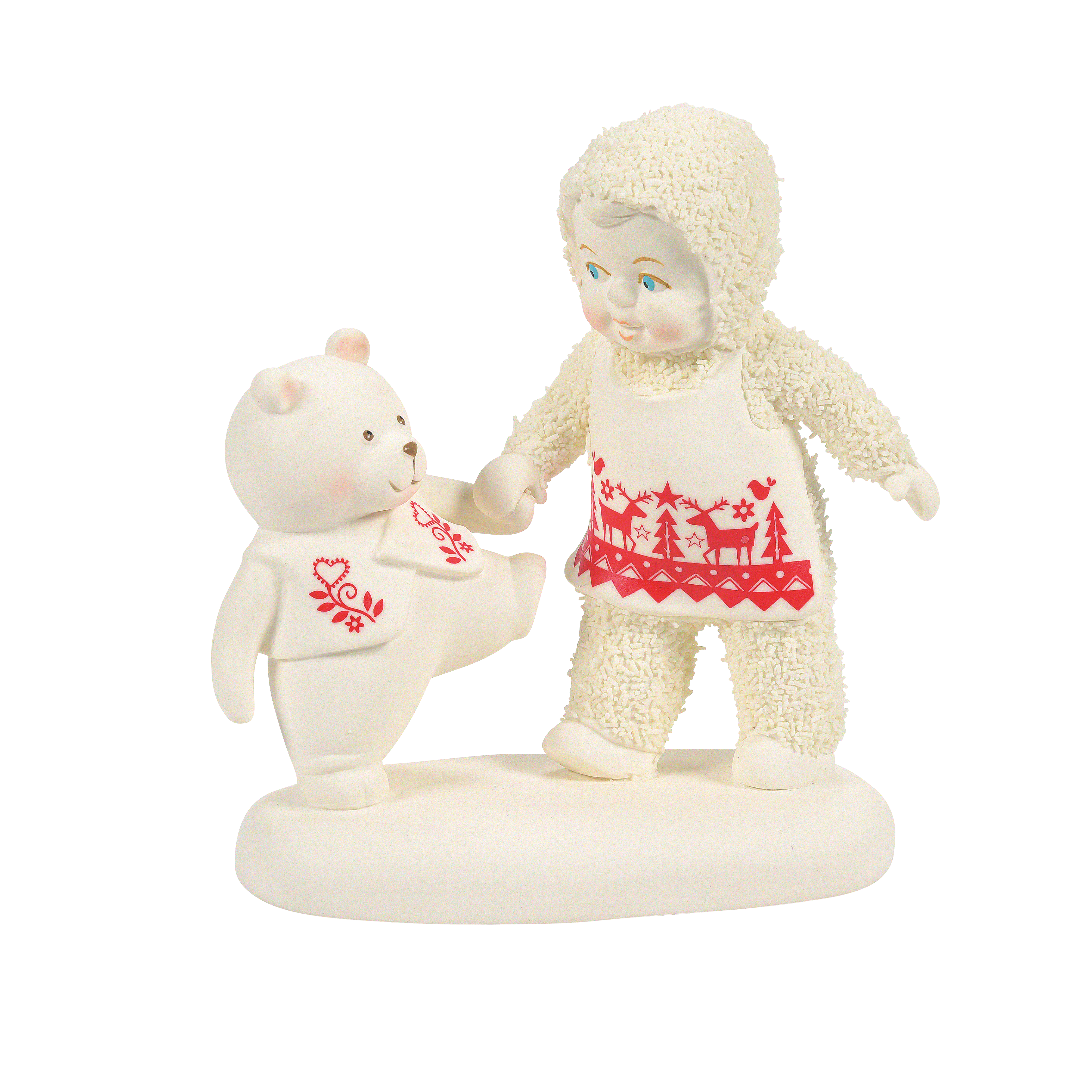 Snowbabies Strolling hand in hand Teddy Bear 6008645