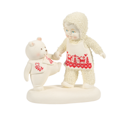 Snowbabies Strolling hand in hand Teddy Bear 6008645