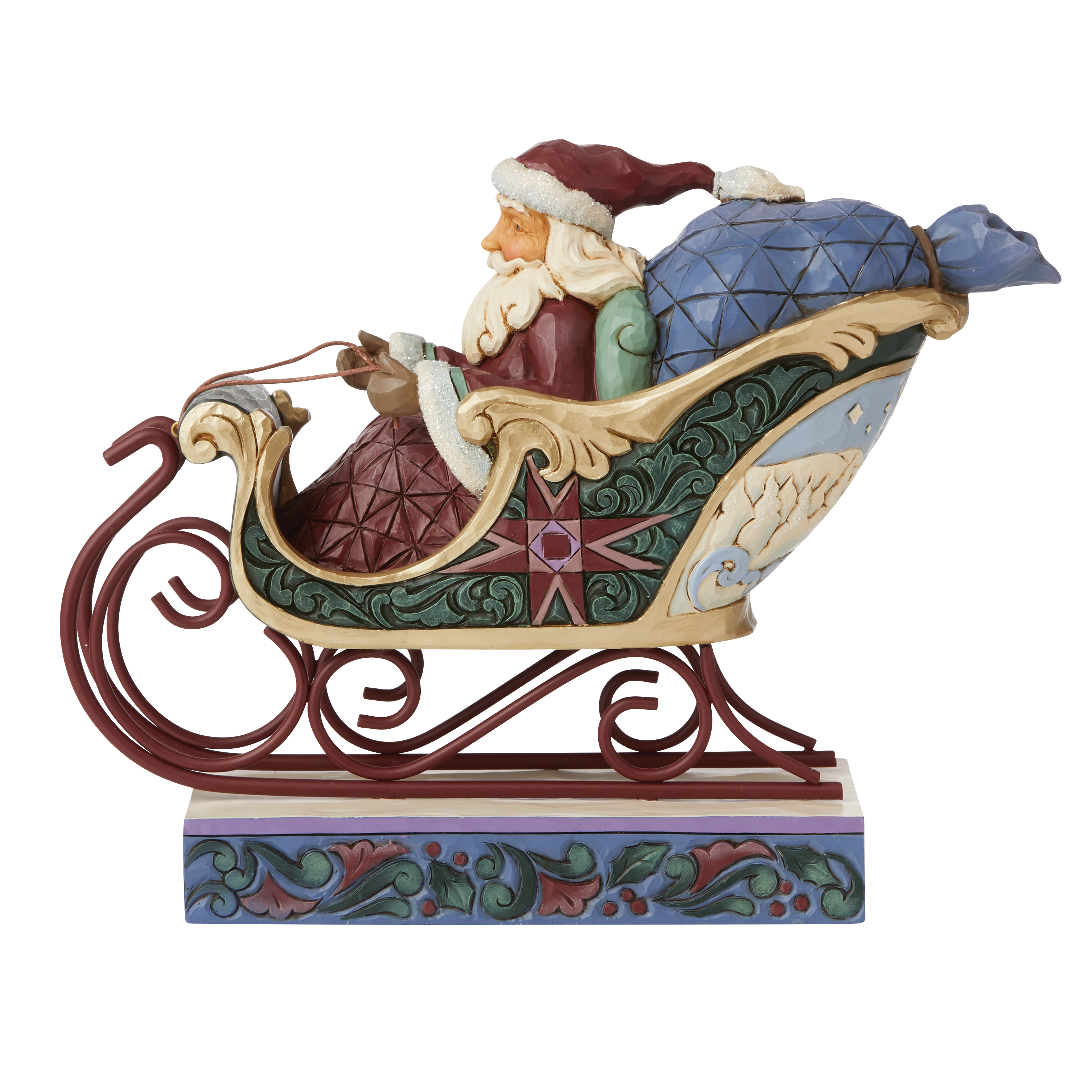 Heartwood Creek Santa in Sleigh 6008765