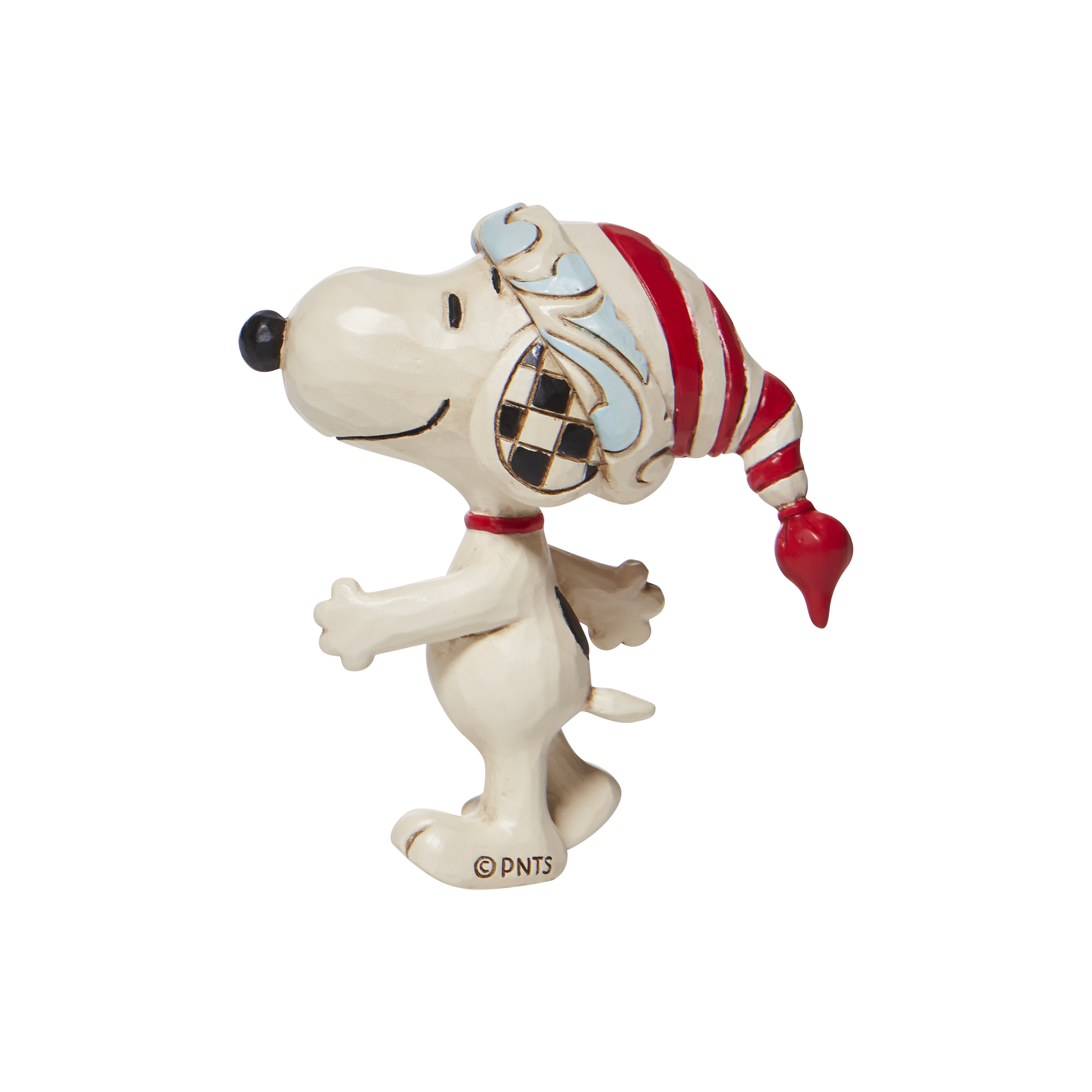 Jim Shore Snoopy with Red & White Cap Mini Figurine 6008960