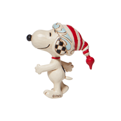 Jim Shore Snoopy with Red & White Cap Mini Figurine 6008960