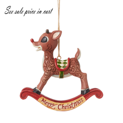 Rudolph as rocking horse Ornament 6009114