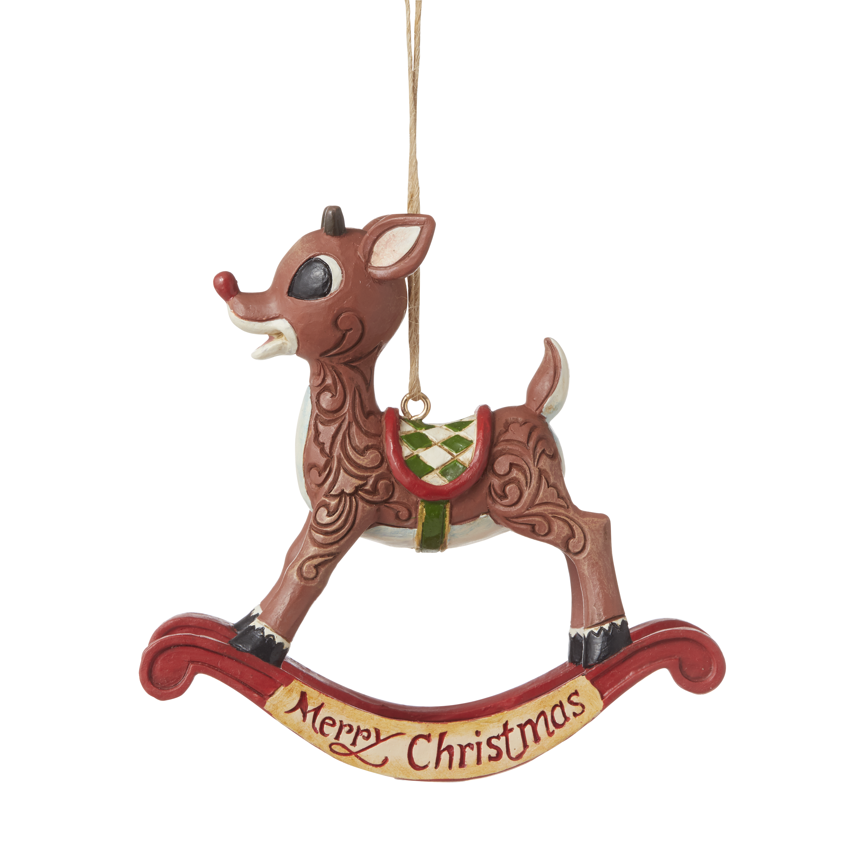 Rudolph as rocking horse Ornament 6009114