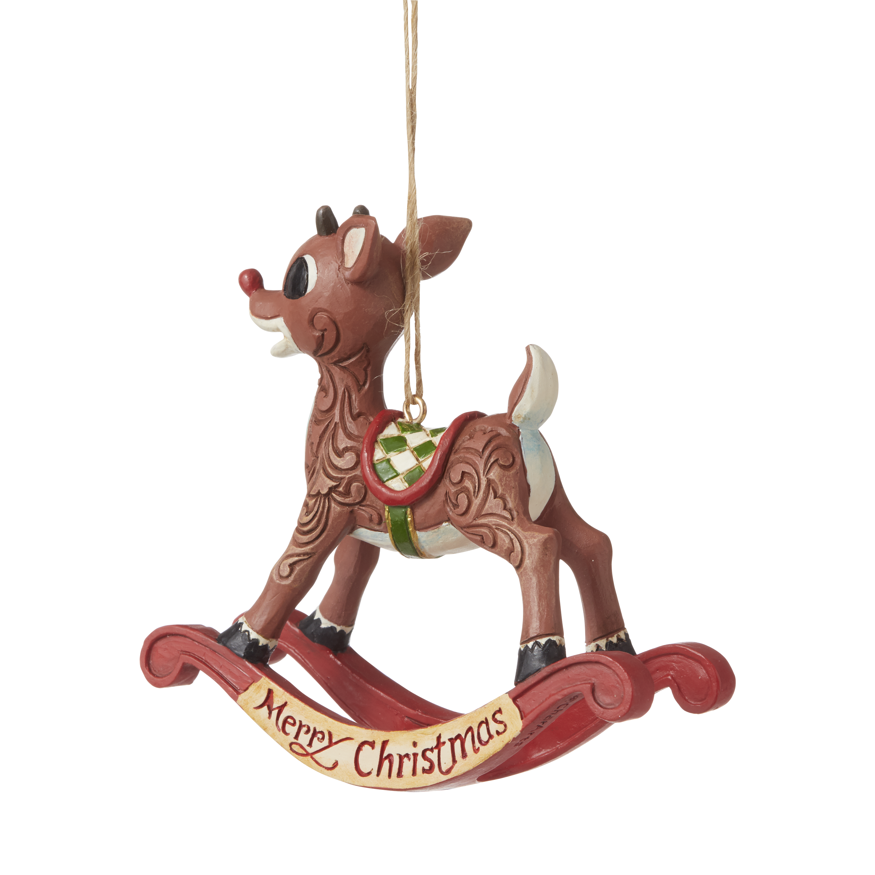 Rudolph as rocking horse Ornament 6009114