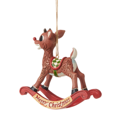 Rudolph as rocking horse Ornament 6009114