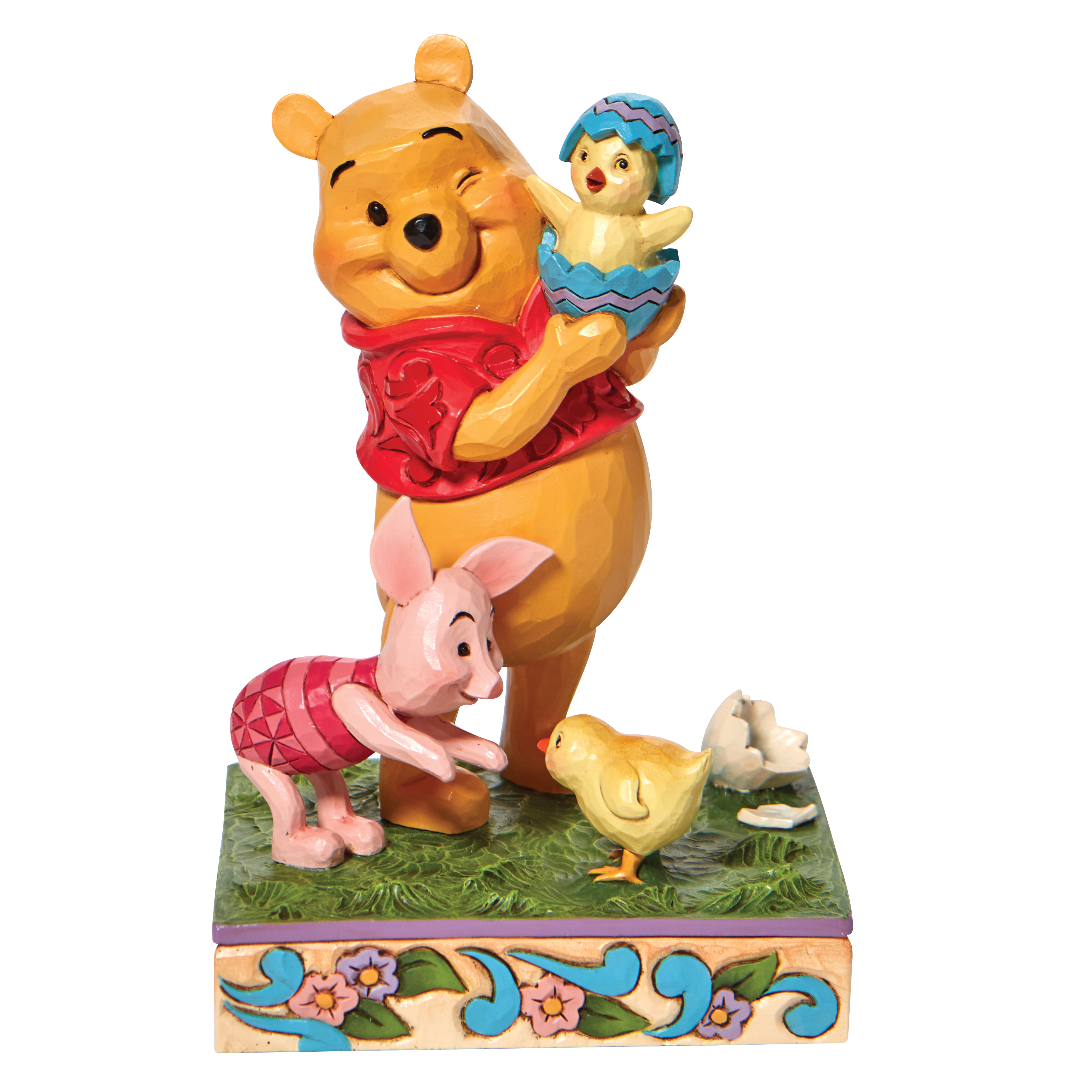 Pooh & Piglet with chick Spring Surprise Jim Shore Disney Traditions 6010103