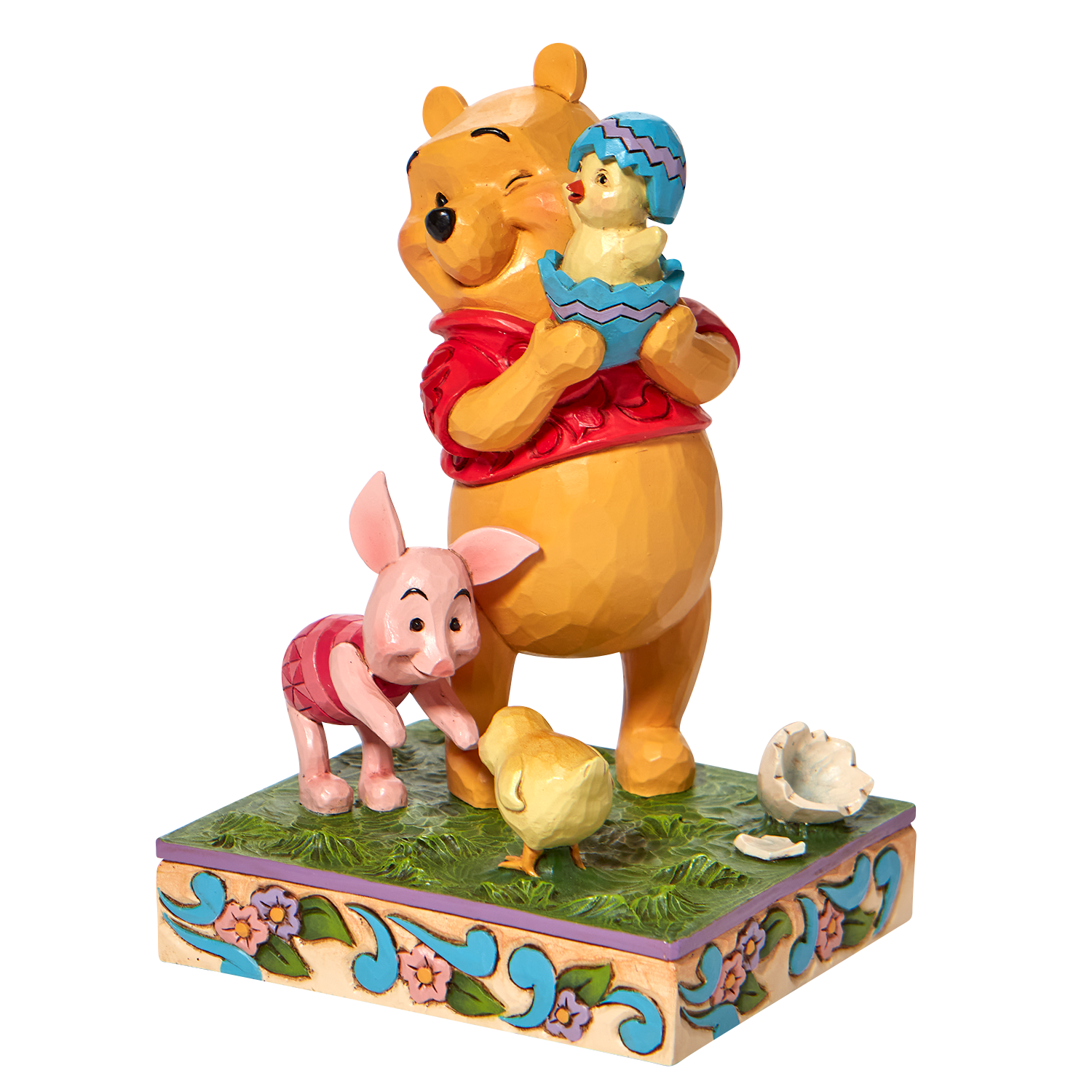 Pooh & Piglet with chick Spring Surprise Jim Shore Disney Traditions 6010103