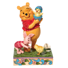 Pooh & Piglet with chick Spring Surprise Jim Shore Disney Traditions 6010103