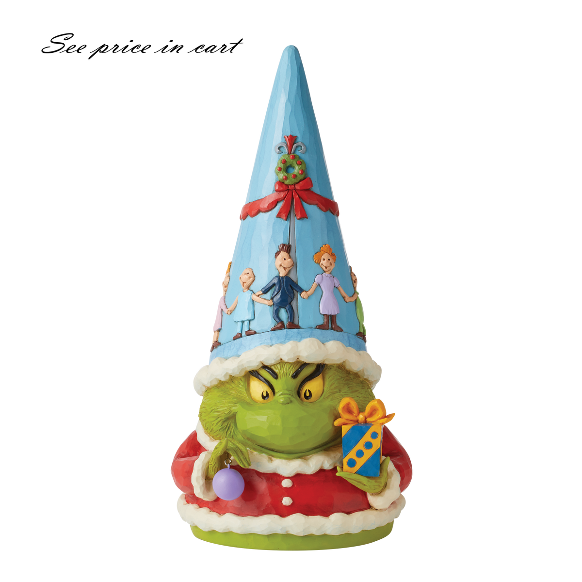 Jim Shore Dr. Seuss Grinch Gnome Statue 6010773