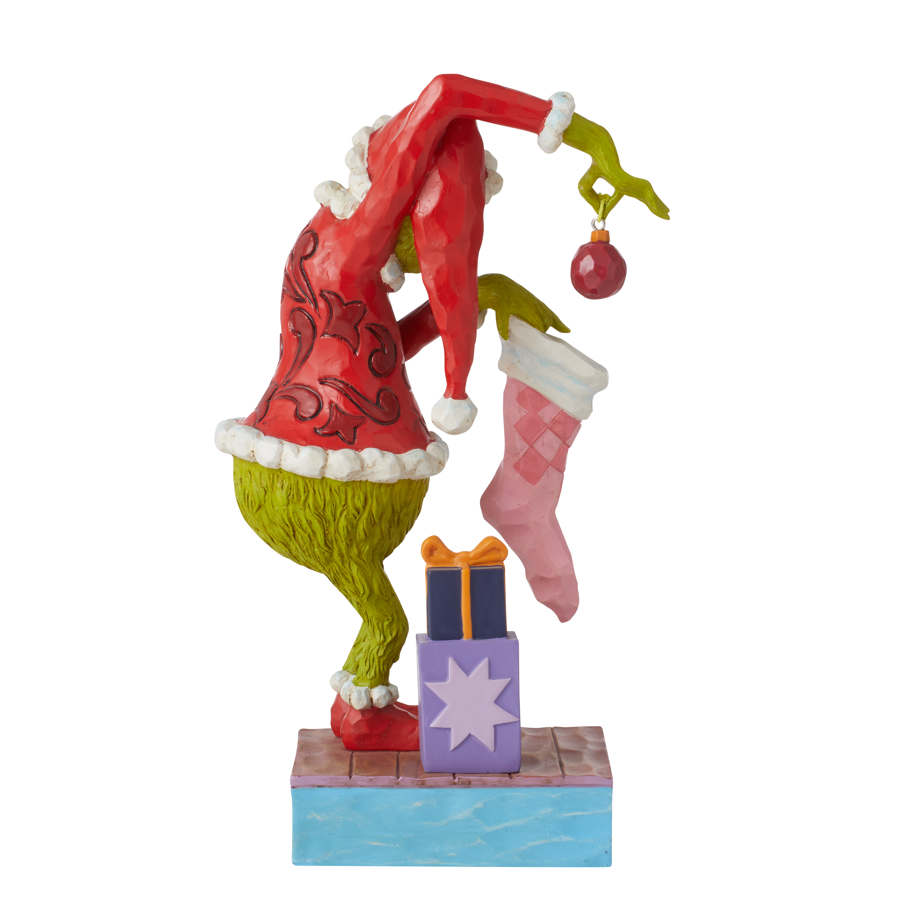 Grinch By Jim Shore Grinch Stealing Ornament Figurine 6010781