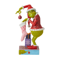 Grinch By Jim Shore Grinch Stealing Ornament Figurine 6010781