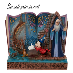 Disney Traditions SORCERER MICKEY STORY BOOK 6010883