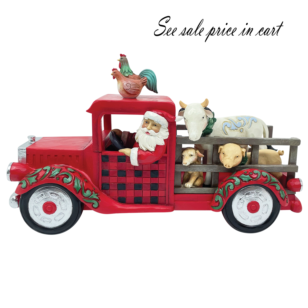 Jim Shore Country Living Santa Driving Truck 6011739