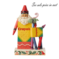 Crayola Santa With Reindeer Figurine 6011237