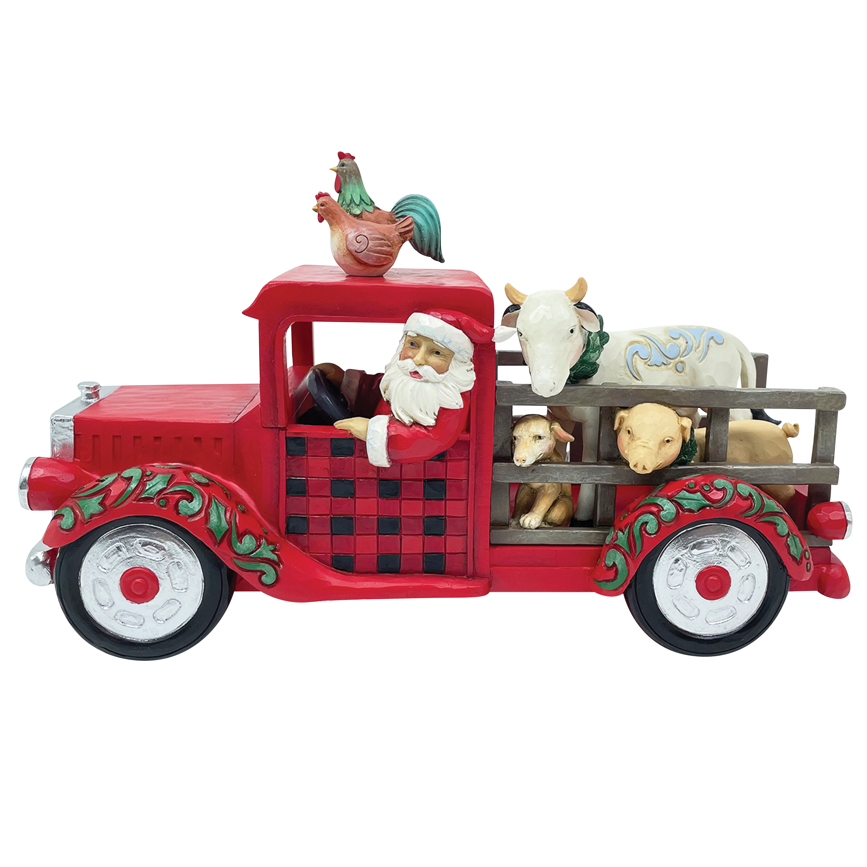 Jim Shore Country Living Santa Driving Truck 6011739