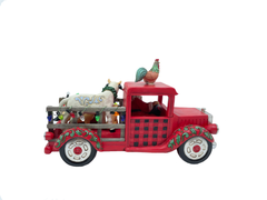 Jim Shore Country Living Santa Driving Truck 6011739