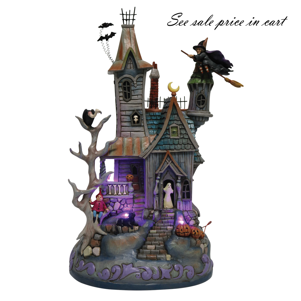 WELCOME ARE THE WICKED 6012751 Haunted House LED Musical