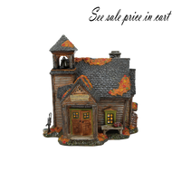 DEPT 56 Sleepy Hollow School House Snow Village Halloween 6014662