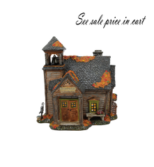 DEPT 56 Sleepy Hollow School House Snow Village Halloween 6014662