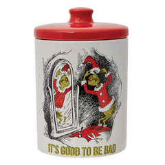 Classic Santa Grinch Canister Studio Brands Cookie Jar 6015780