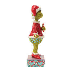 Enesco Dr. Seuss Grinch by Jim Shore Holding a Broken Candy Cane 6018951