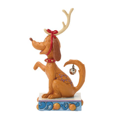 Enesco Dr. Seuss Grinch by Jim Shore Reindeer Max with Bell on Tail 6018952