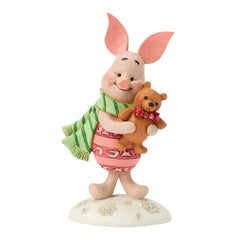 Enesco Disney Traditions  Winnie The Pooh Piglet Holding a Bear Miniature 6018717