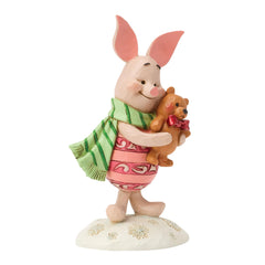Enesco Disney Traditions  Winnie The Pooh Piglet Holding a Bear Miniature 6018717