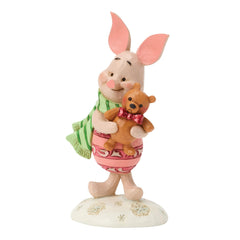 Enesco Disney Traditions  Winnie The Pooh Piglet Holding a Bear Miniature 6018717