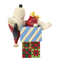 Enesco Peanuts by Jim Shore Snoopy and Woodstock Sleeping 6018683