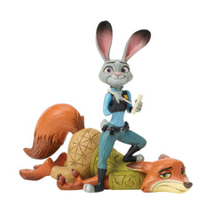 Enesco Disney Traditions by Jim Shore Zootopia Judy and Nick Figurine, 4.625 Inch, Multicolor