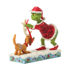 Enesco Dr. Seuss Grinch by Jim Shore Tying Reindeer Antlers on Max 6018955
