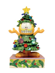 Enesco Garfield by Jim Shore Dressed as a Christmas Tree Light Up 6018795