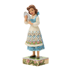 Enesco Disney Traditions  Beauty and The Beast Belle Holding Mirror 6018725