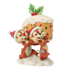 Enesco Disney Traditions by Jim Shore Chip and Dale Carrying a Fruit Cake 6018718
