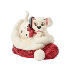 Enesco Disney Traditions 101 Dalmatians Puppy Sitting in a Santa Hat Miniature 6018719