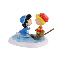 Department 56 Peanuts Village Accessories Lucy and Schroeder Have a Pretty Face 6018320