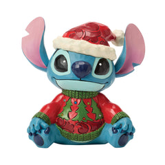 Enesco Disney Traditions Stitch Wearing a Christmas Sweater Light Up  6018714