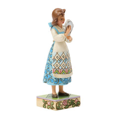 Enesco Disney Traditions  Beauty and The Beast Belle Holding Mirror 6018725