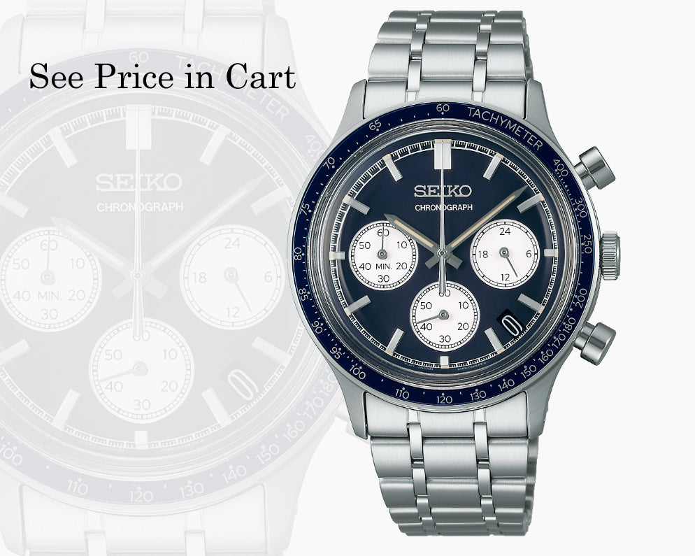 Seiko Essentials Quartz chronograph Blue Dial SSB477