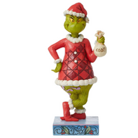 Grinch with Bag of Coal Jim Shore Dr. Seuss 6012697