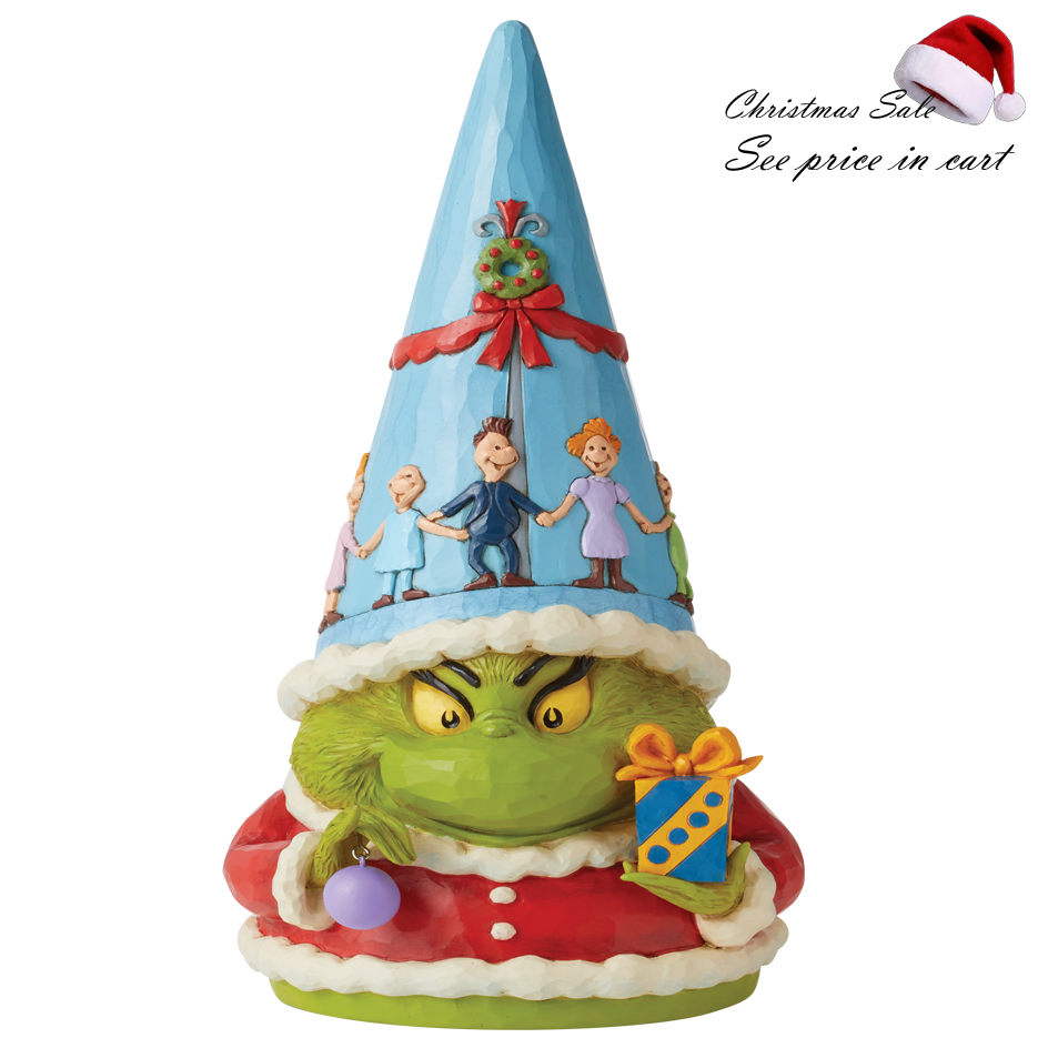 Jim Shore Dr. Seuss Grinch Gnome Statue 6010773