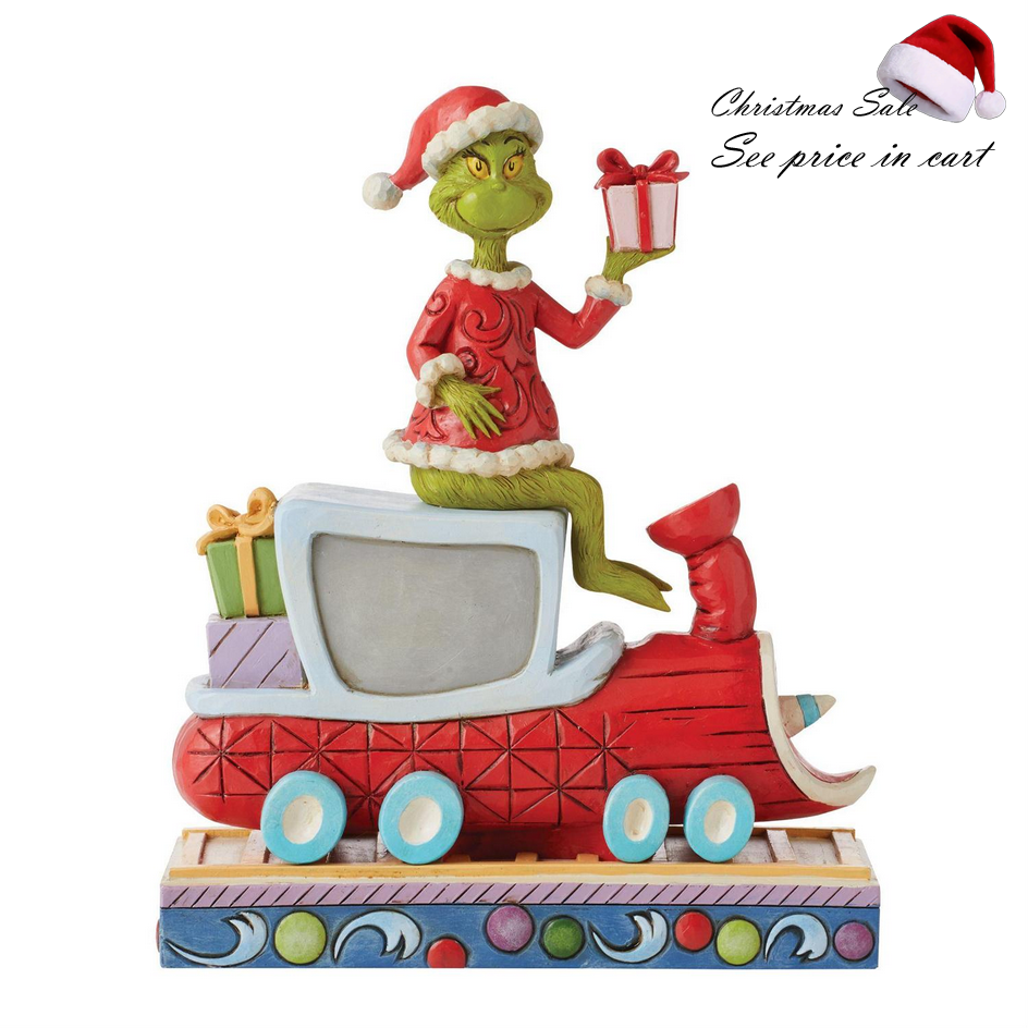 Grinch on Train Jim Shore Dr. Seuss 6010776