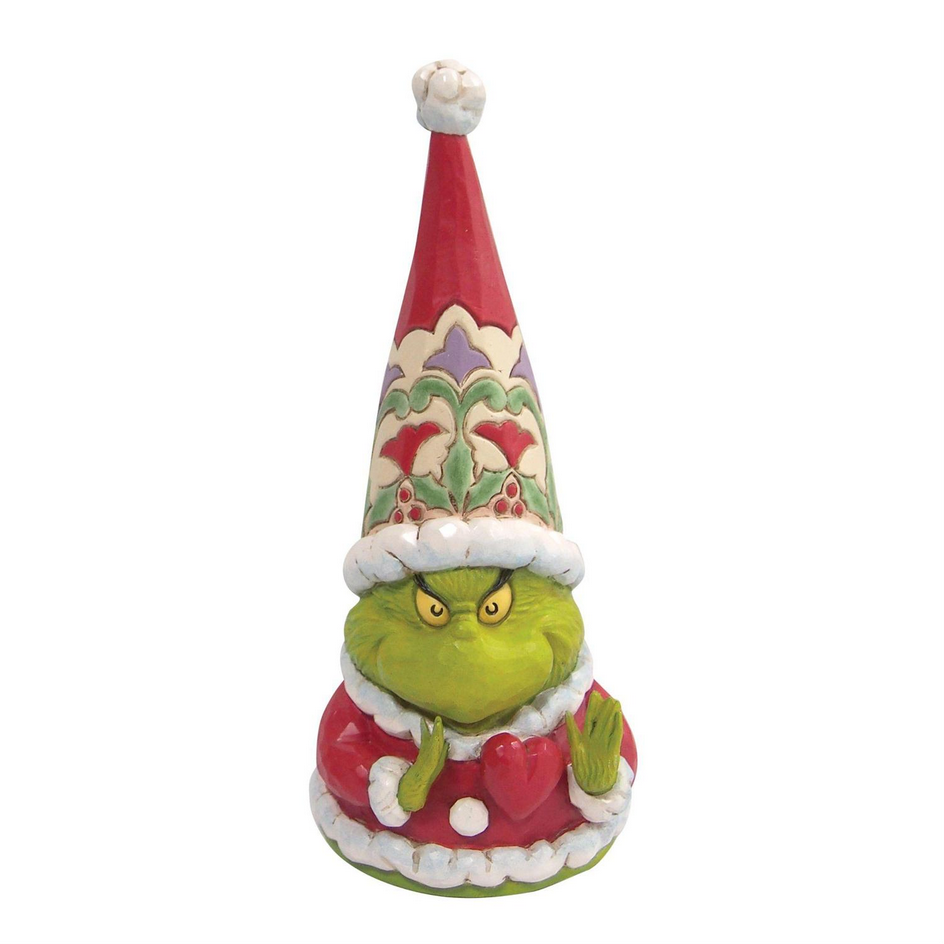 Grinch Gnome with Large Heart Jim Shore Dr. Seuss 6009200